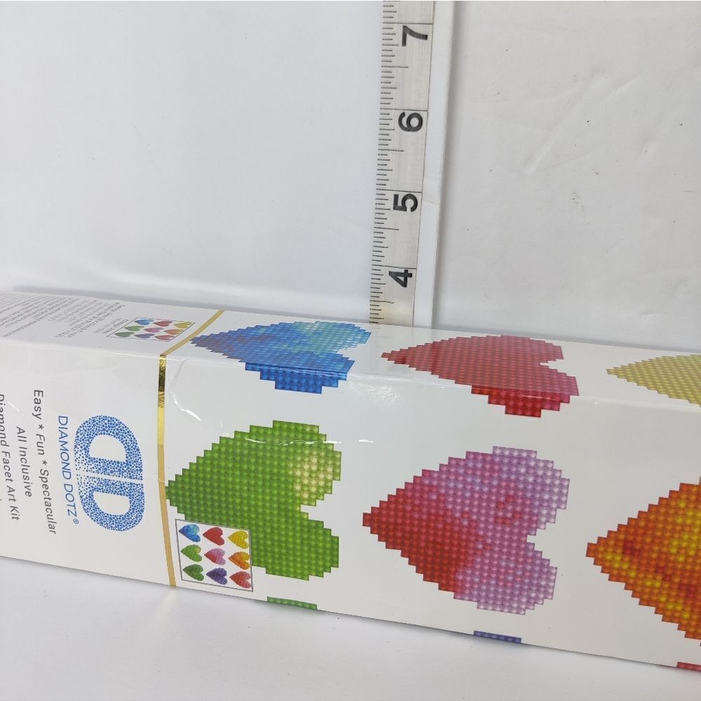 Diamond Dotz Facet Art Kit Love Rainbow Hearts Art Crafts Painting Crystal - Picture 5 of 12